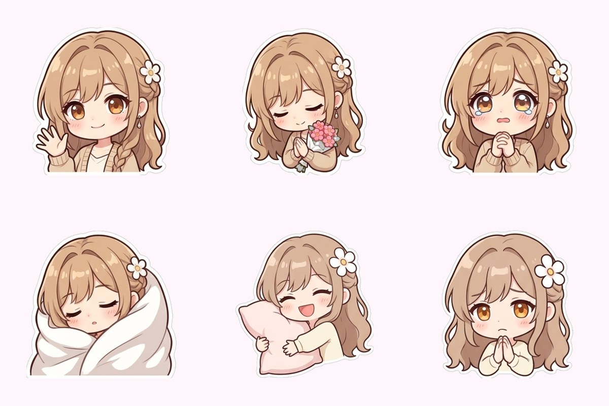 Hana LINE 貼圖