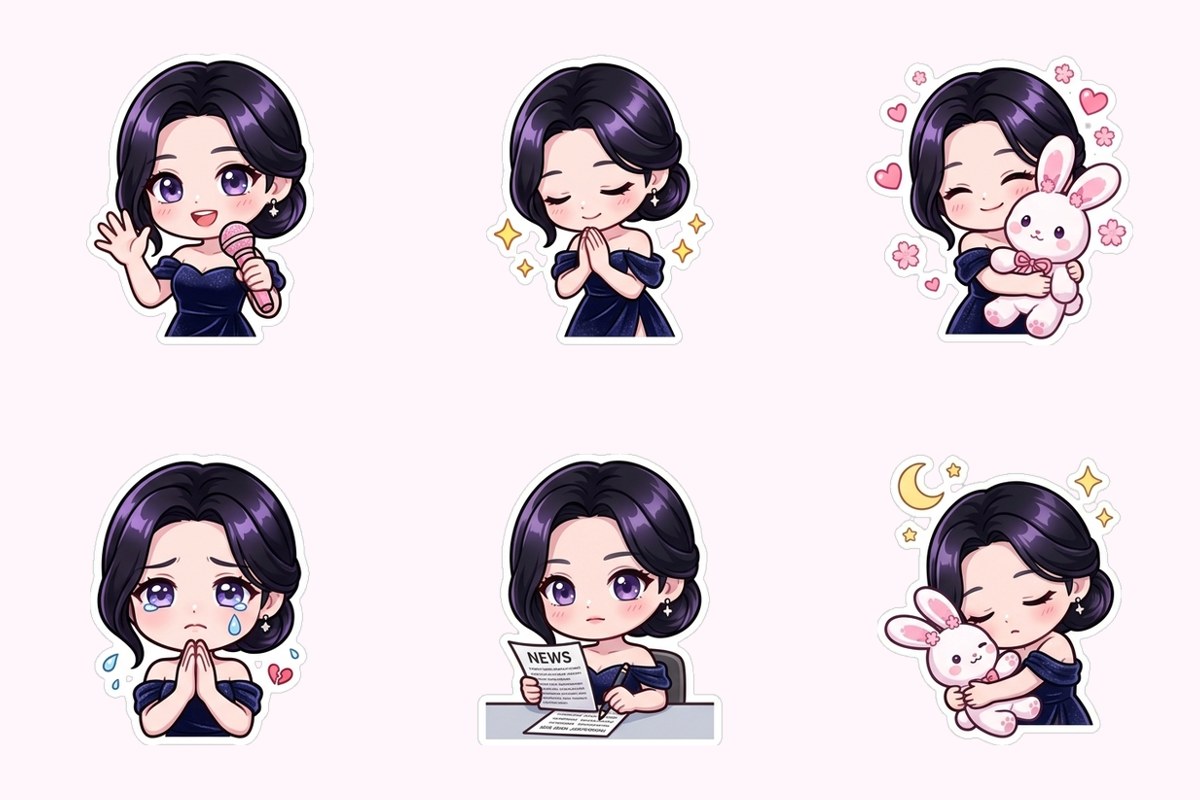 LUMI 和 Poppy LINE 貼圖