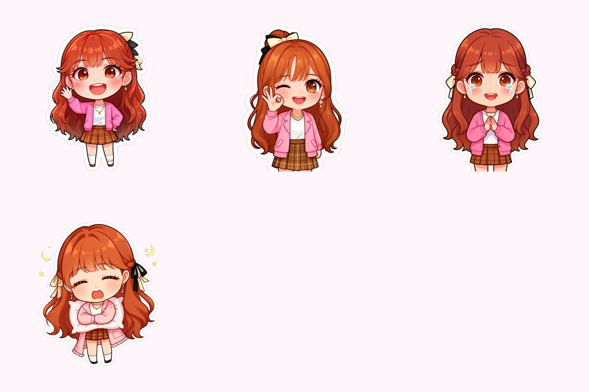 Yara's Happy Days LINE 貼圖