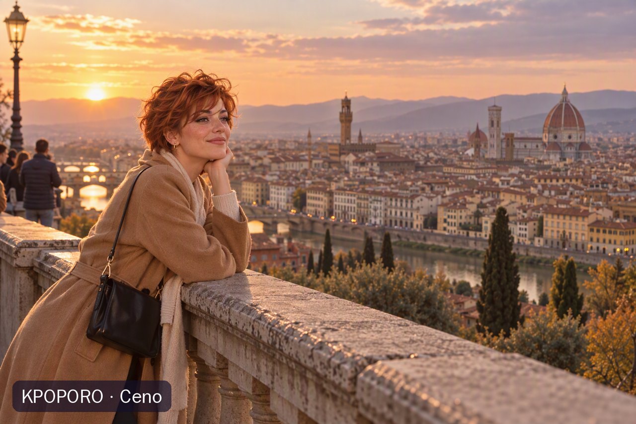 Ceno at Piazzale Michelangelo in Florence