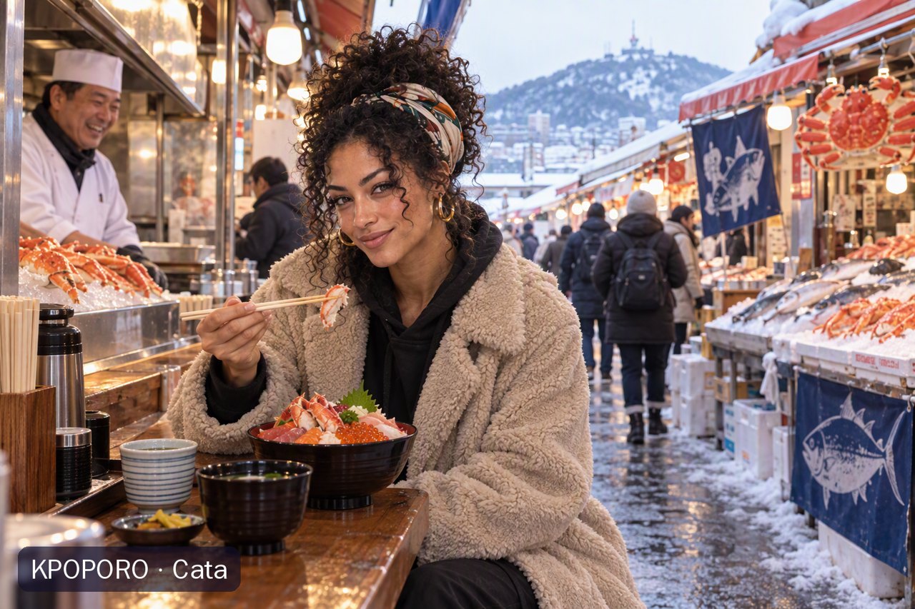 Cata at Hakodate Morning Market