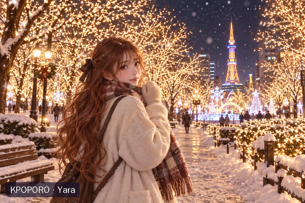 Yara at the Sapporo White Illumination