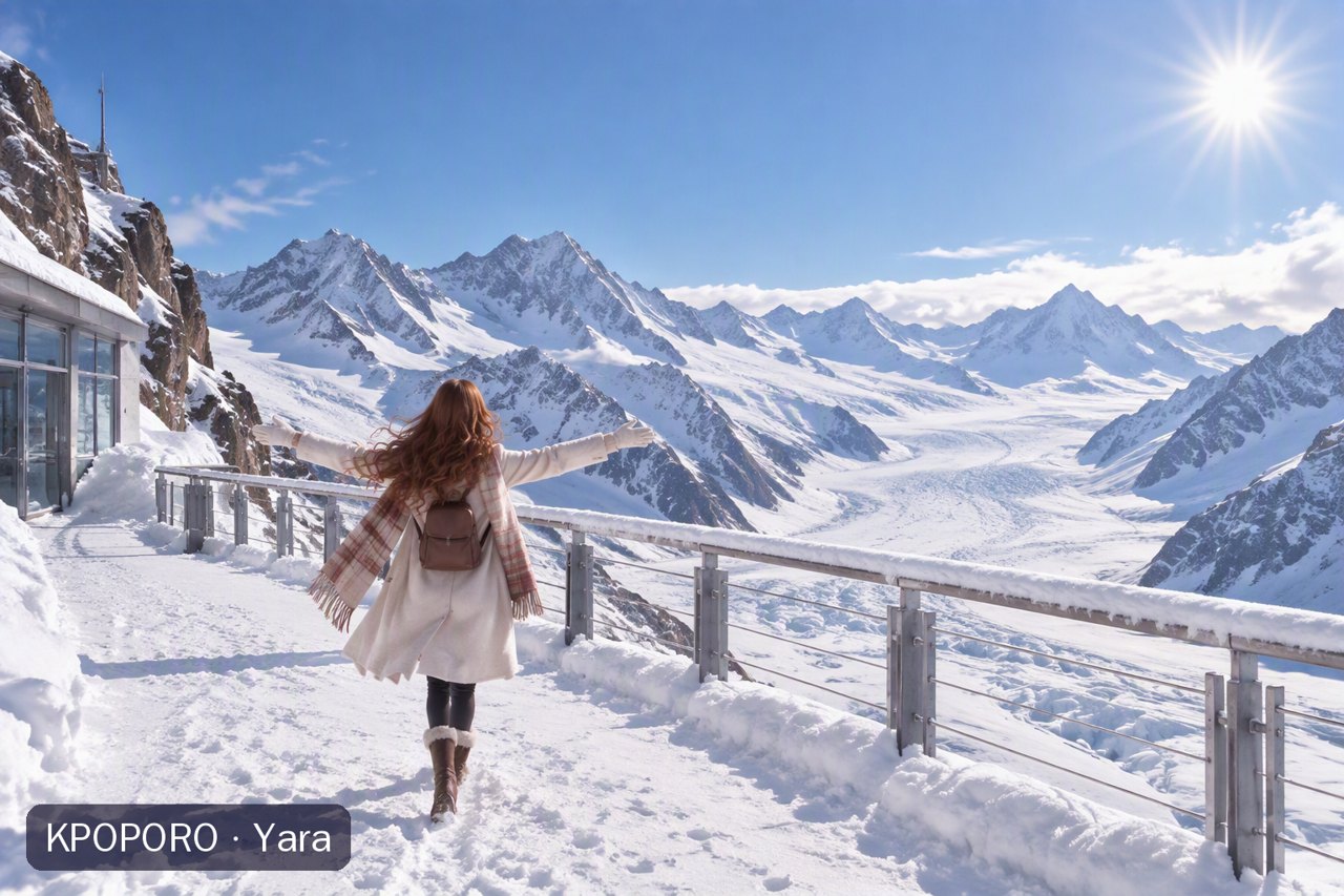 Yara at the Jungfraujoch