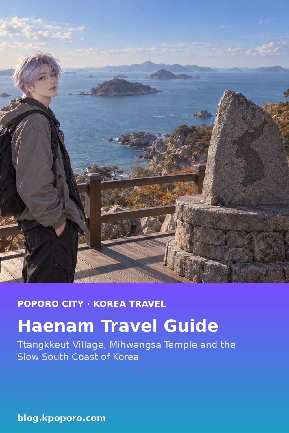 Haenam Travel Guide: Ttangkkeut Village, Mihwangsa Temple and the Slow South Coast of Korea — save to Pinterest