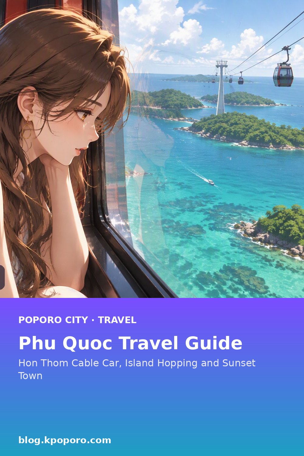 Phu Quoc Travel Guide: Hon Thom Cable Car, Island Hopping and Sunset Town — save to Pinterest