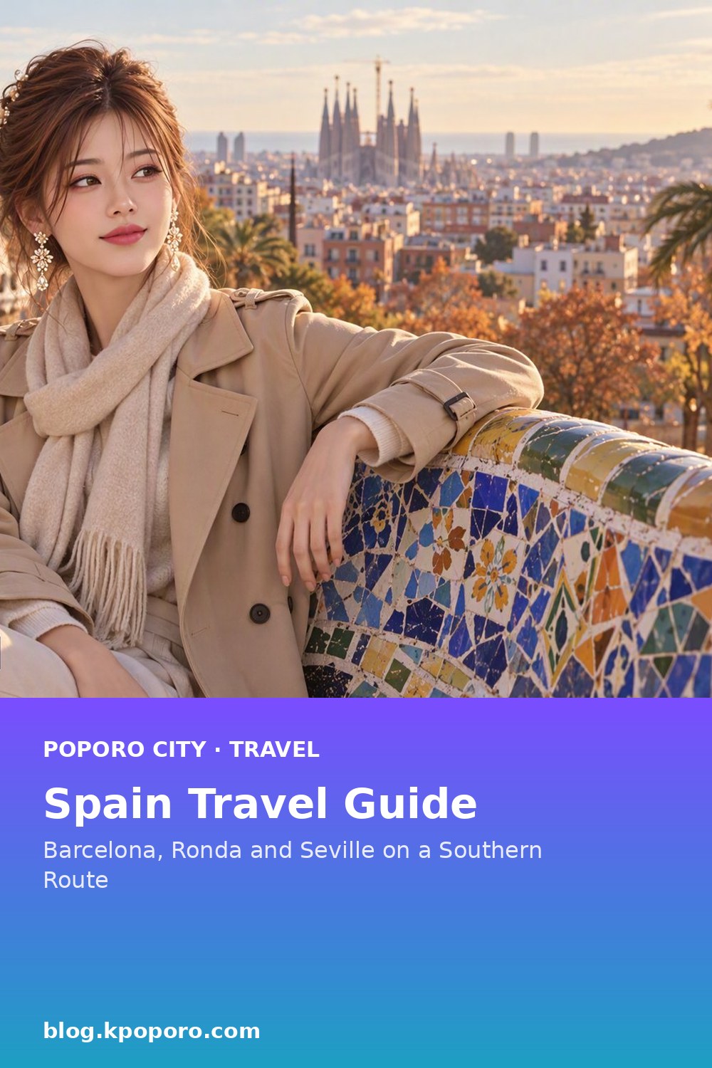 Spain Travel Guide: Barcelona, Ronda and Seville on a Southern Route — save to Pinterest