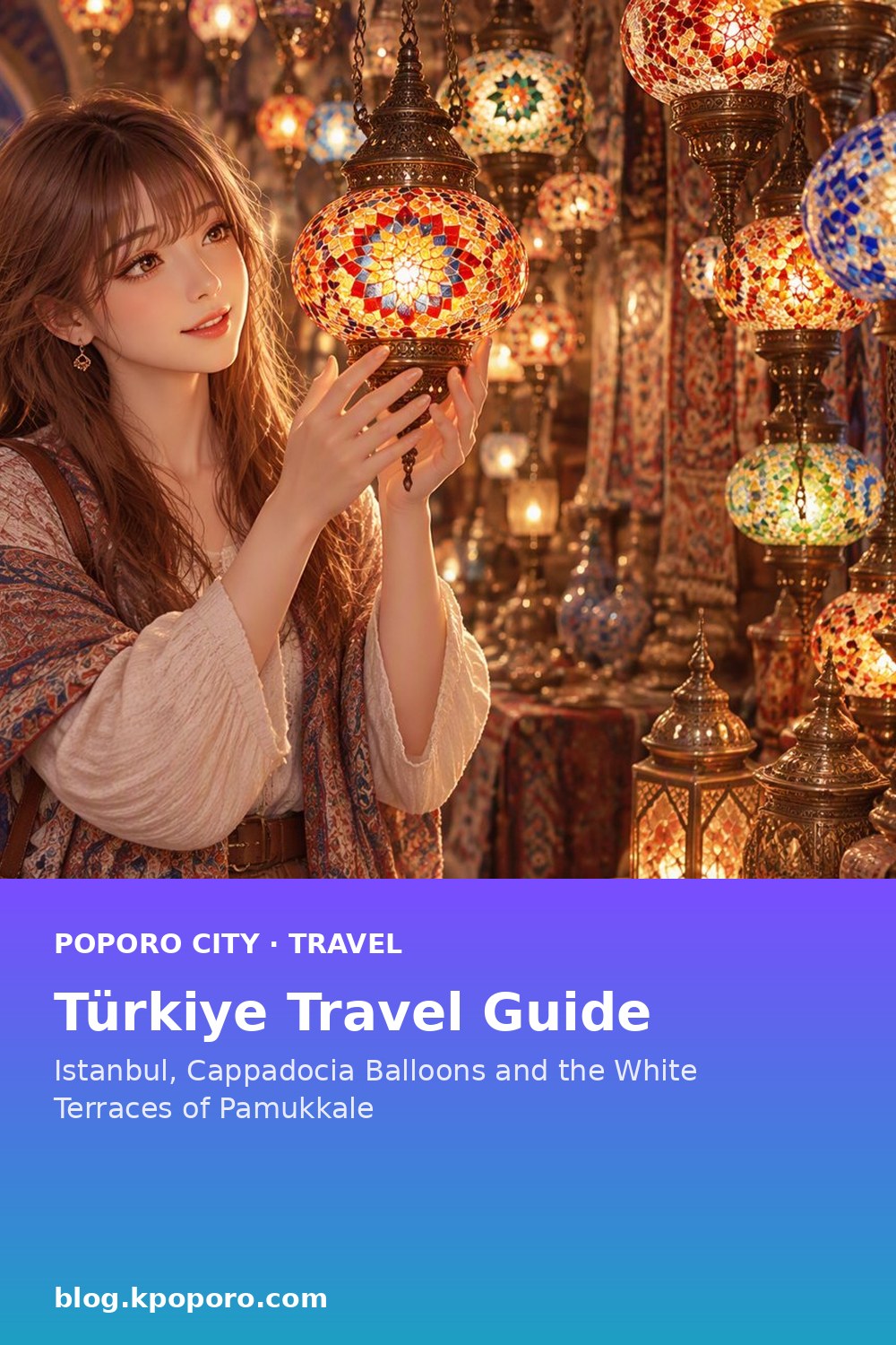 Türkiye Travel Guide: Istanbul, Cappadocia Balloons and the White Terraces of Pamukkale — save to Pinterest